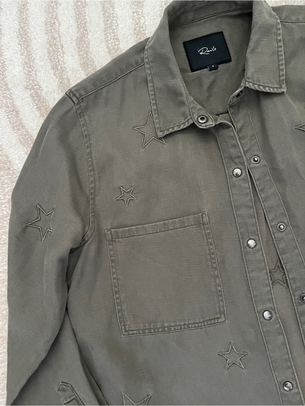 Marcel Shirt Olive - Picture 7 of 15